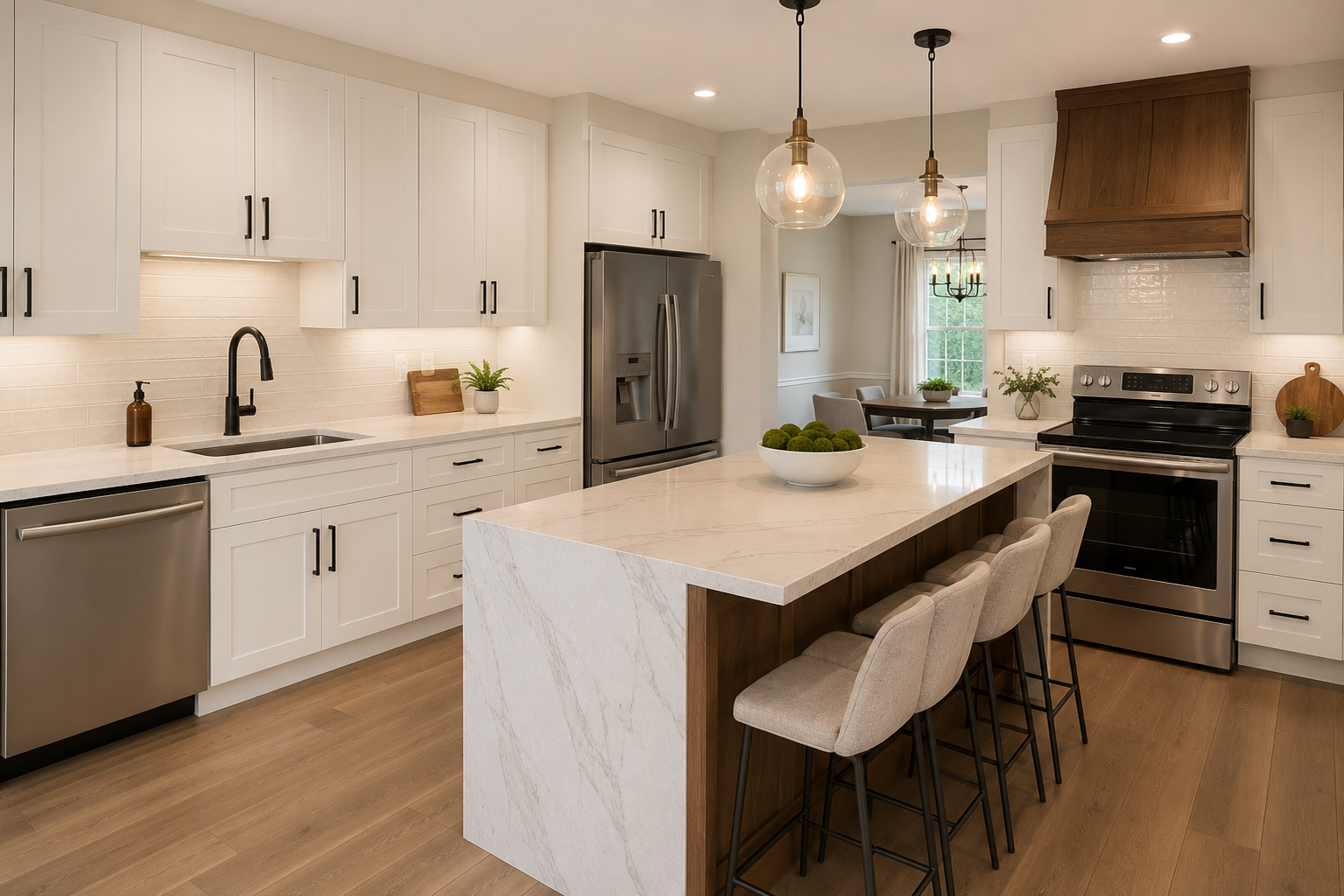Kitchen after renovation