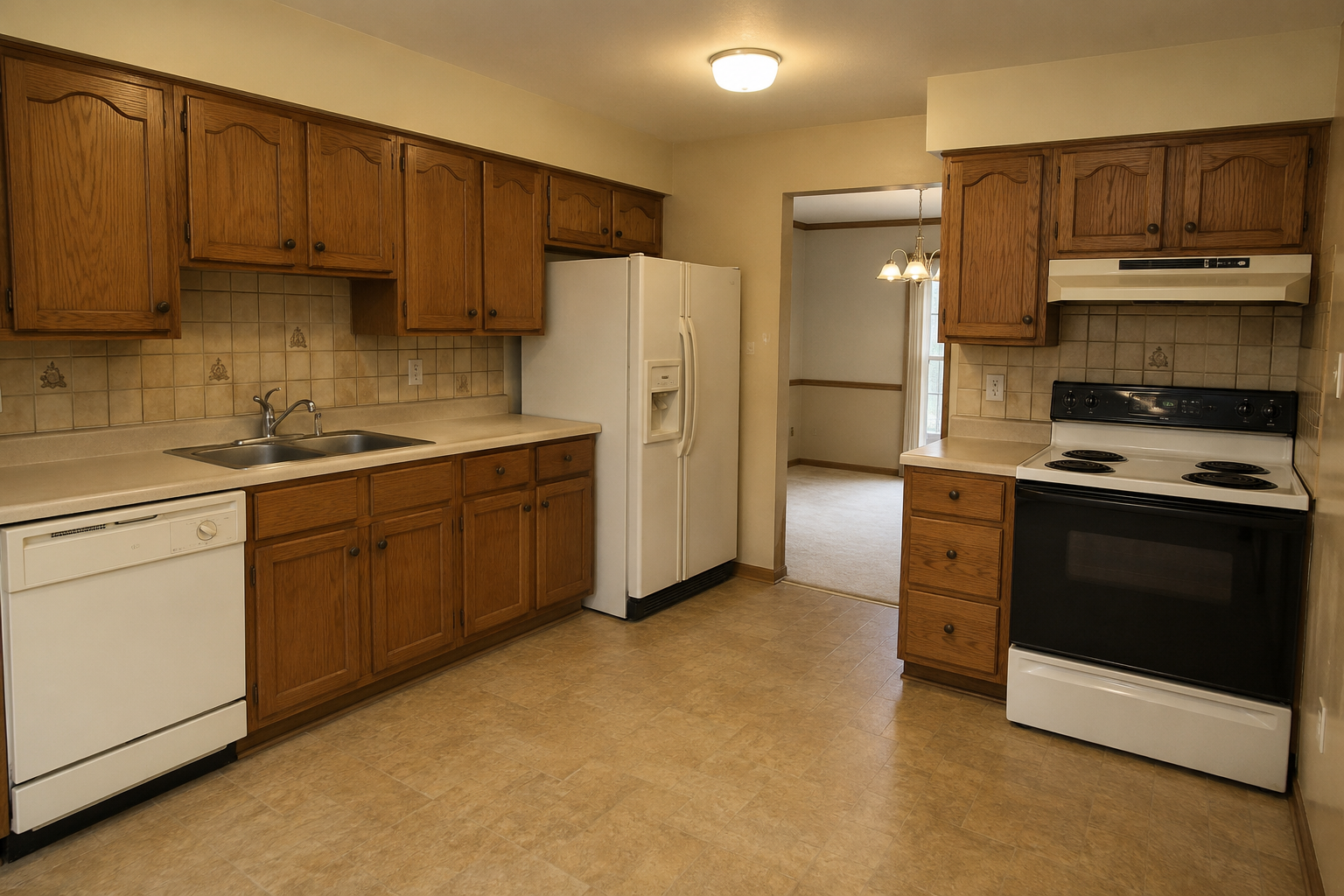 Kitchen before renovation